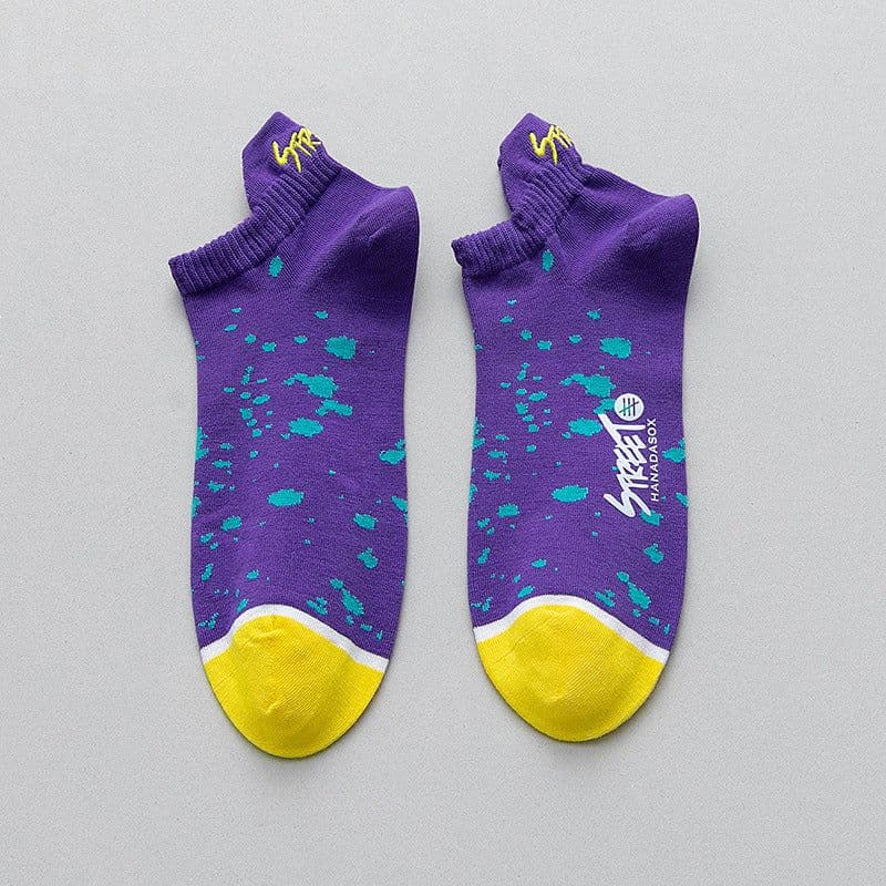image-Socks Men's Summer Cotton Deodorant Sweat-absorbent Socks Shallow Mouth Low Cut