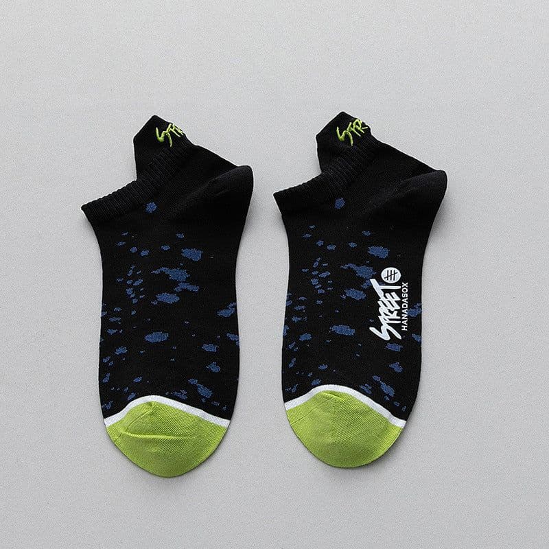 image-Socks Men's Summer Cotton Deodorant Sweat-absorbent Socks Shallow Mouth Low Cut