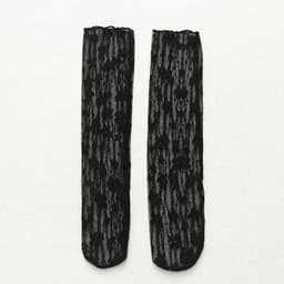 image-Japanese Lace Small Flower Stockings Thin Hollow Net Stockings