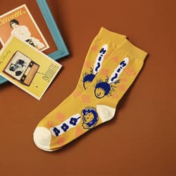 image-Socks Female Spring And Summer Personality Cartoon Couple Socks