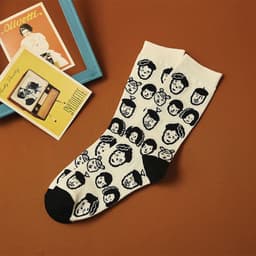 image-Socks Female Spring And Summer Personality Cartoon Couple Socks