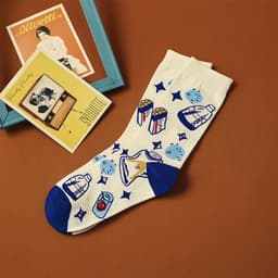 image-Socks Female Spring And Summer Personality Cartoon Couple Socks
