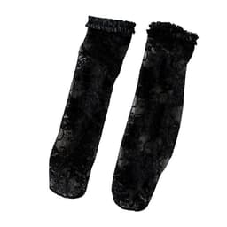 image-White Lolita Lace Socks Sweet Retro Calf Socks
