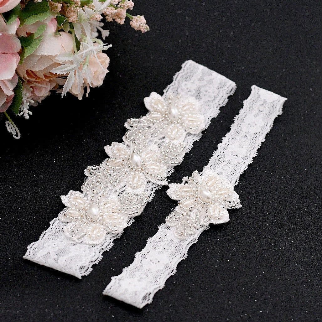 image-Sexy Lace Collar Leg Sleeve Thigh Loop