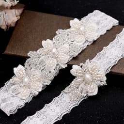 image-Sexy Lace Collar Leg Sleeve Thigh Loop