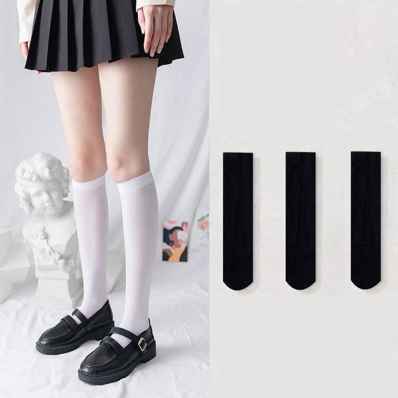image-Stovepipe Over The Knee Thin Stockings High Tube