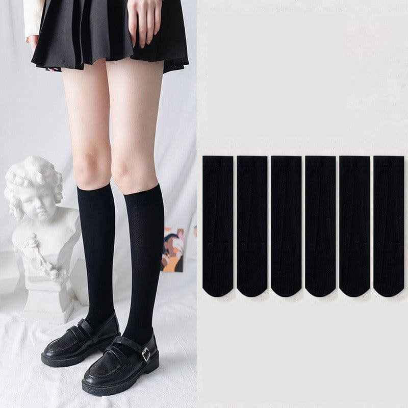 image-Stovepipe Over The Knee Thin Stockings High Tube