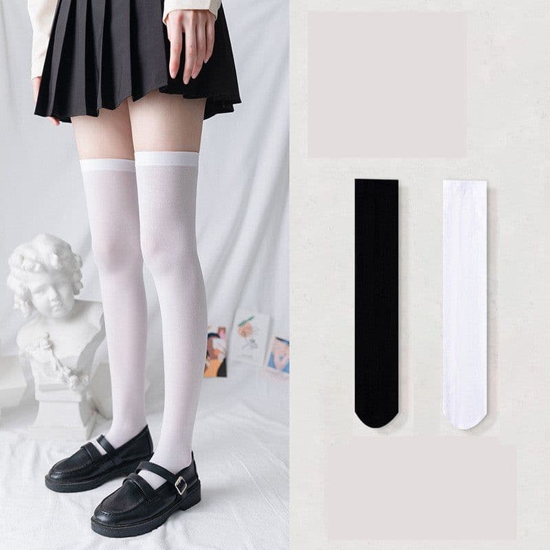 image-Stovepipe Over The Knee Thin Stockings High Tube