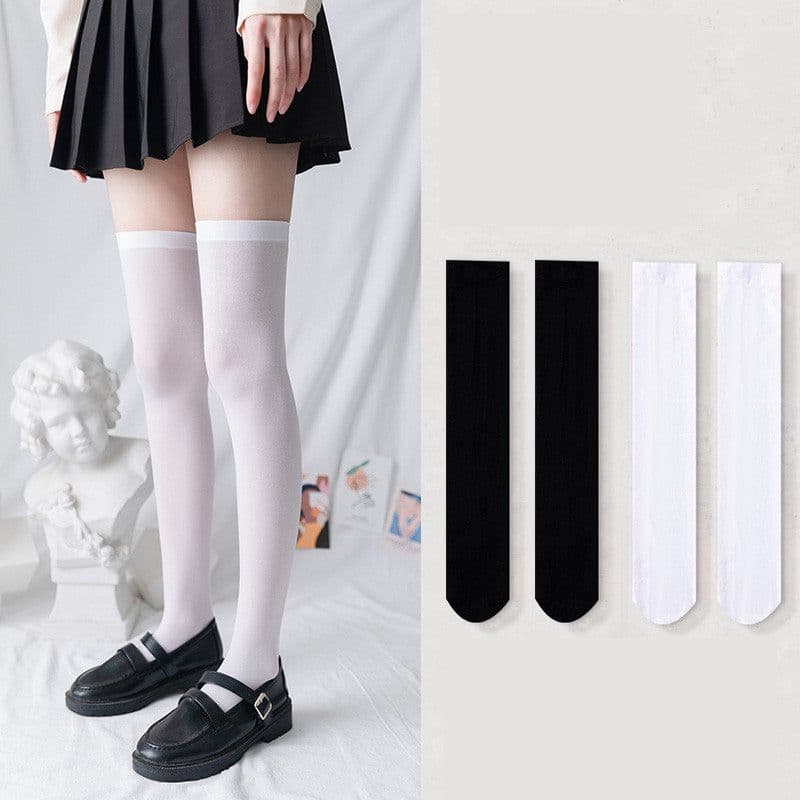 image-Stovepipe Over The Knee Thin Stockings High Tube
