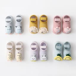 image-Children's Floor, Household Silicone Non-slip Socks
