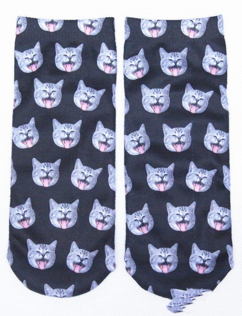 image-3D Printing Socks Flip Flops Cartoon Creative Socks Men And Women Couple Socks