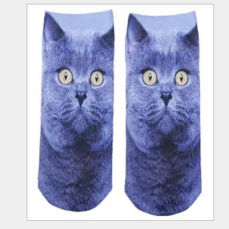 image-3D Printing Socks Flip Flops Cartoon Creative Socks Men And Women Couple Socks