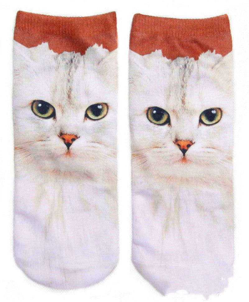 image-3D Printing Socks Flip Flops Cartoon Creative Socks Men And Women Couple Socks