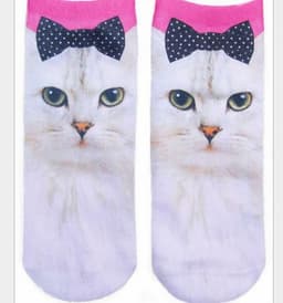 image-3D Printing Socks Flip Flops Cartoon Creative Socks Men And Women Couple Socks