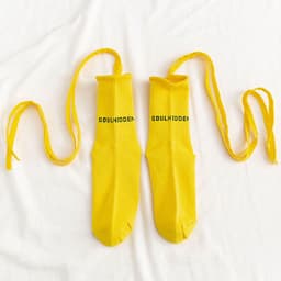 image-Cross Tie Socks Female Ins Eye-catching Tide Socks Calf Socks Medium Tube Socks