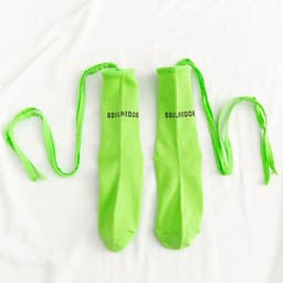 image-Cross Tie Socks Female Ins Eye-catching Tide Socks Calf Socks Medium Tube Socks