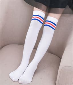 image-Student Socks Girls Over The Knee Socks Stockings