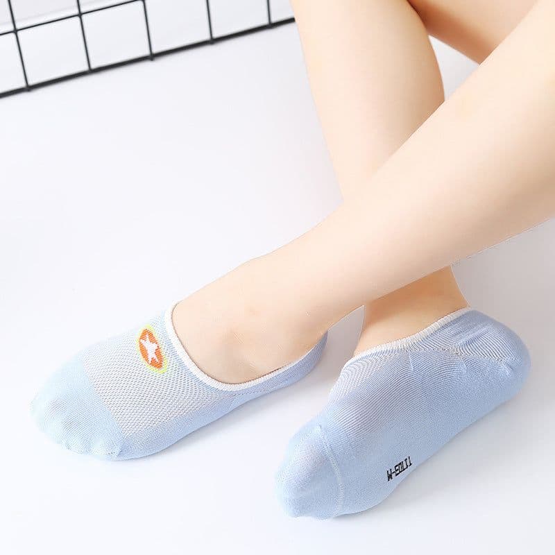 image-Shallow Mouth Silicone Casual Cartoon Boat Socks Socks