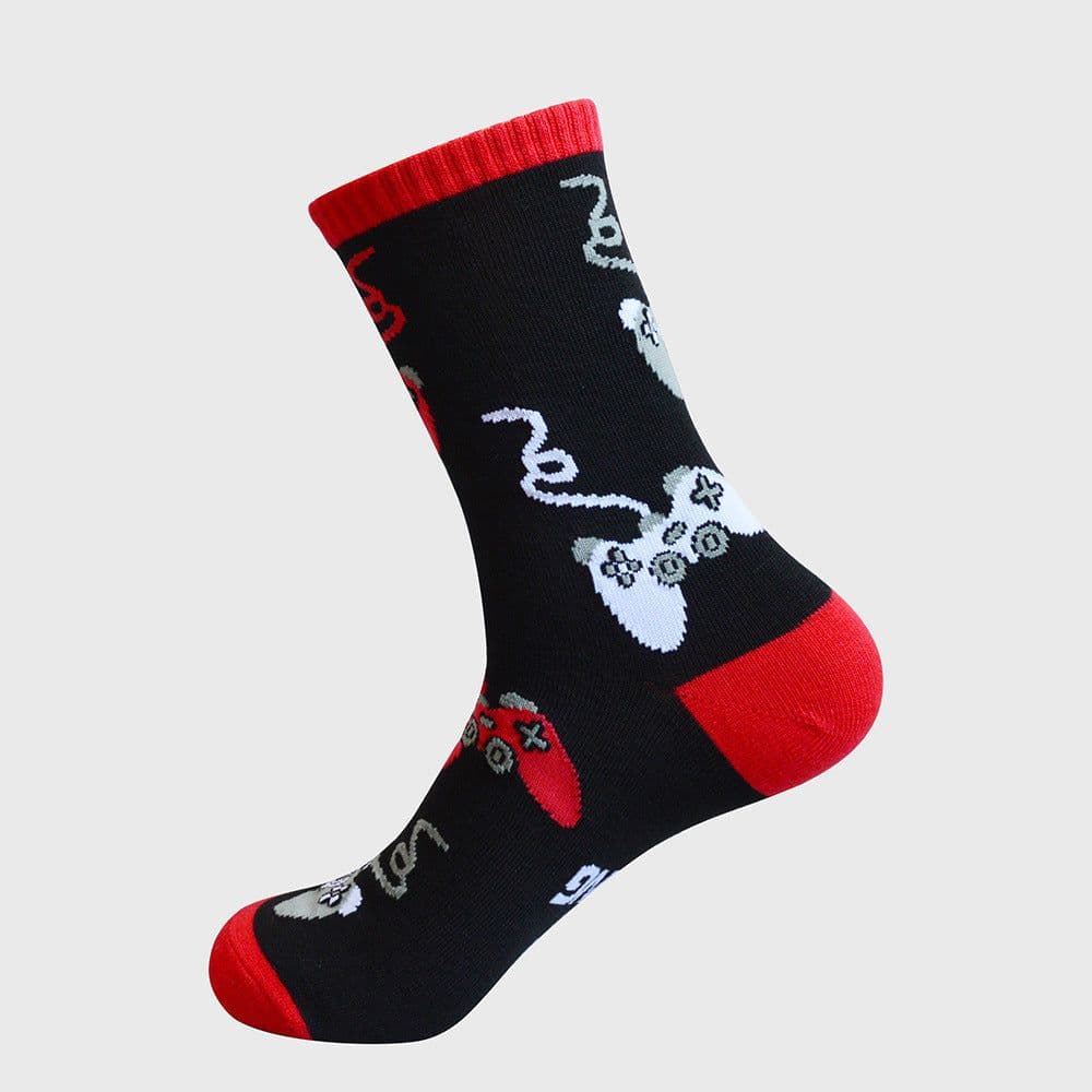 image-Letter Jacquard Mid-tube Cotton Casual Socks
