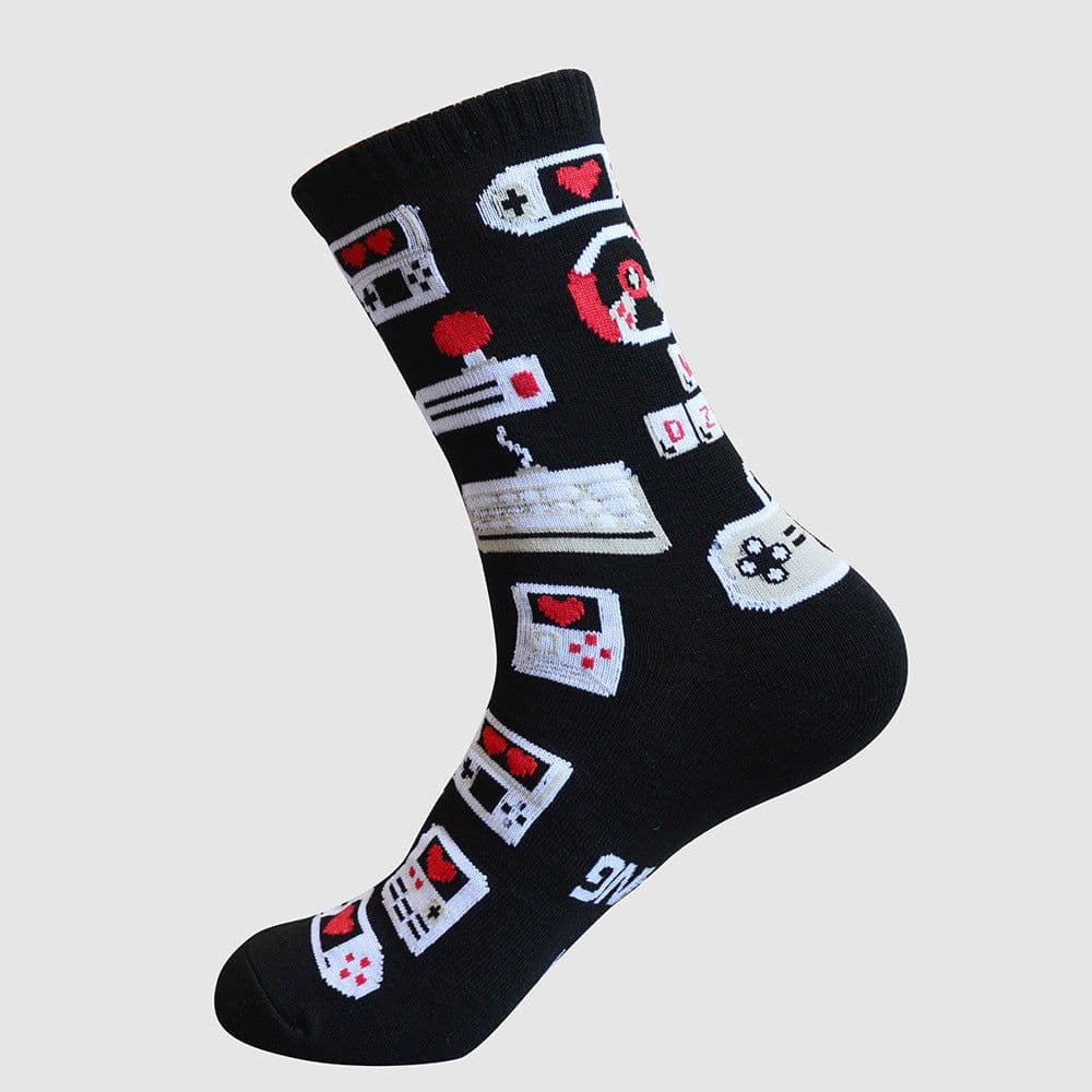 image-Letter Jacquard Mid-tube Cotton Casual Socks