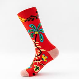 image-Fashion Color Matching Men's Mid-tube Socks