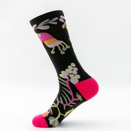 image-Fashion Color Matching Men's Mid-tube Socks