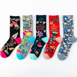 image-Fashion Color Matching Men's Mid-tube Socks