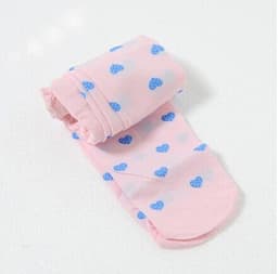 image-Love Polka Dot Candy Color Velvet Pantyhose