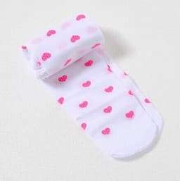 image-Love Polka Dot Candy Color Velvet Pantyhose