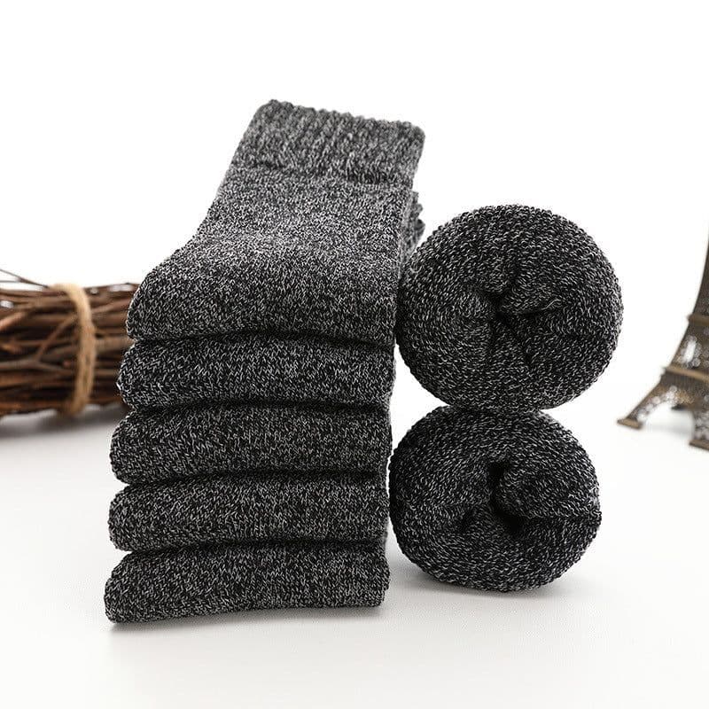 image-Men's Tube Floor Parallel Line Towel Socks