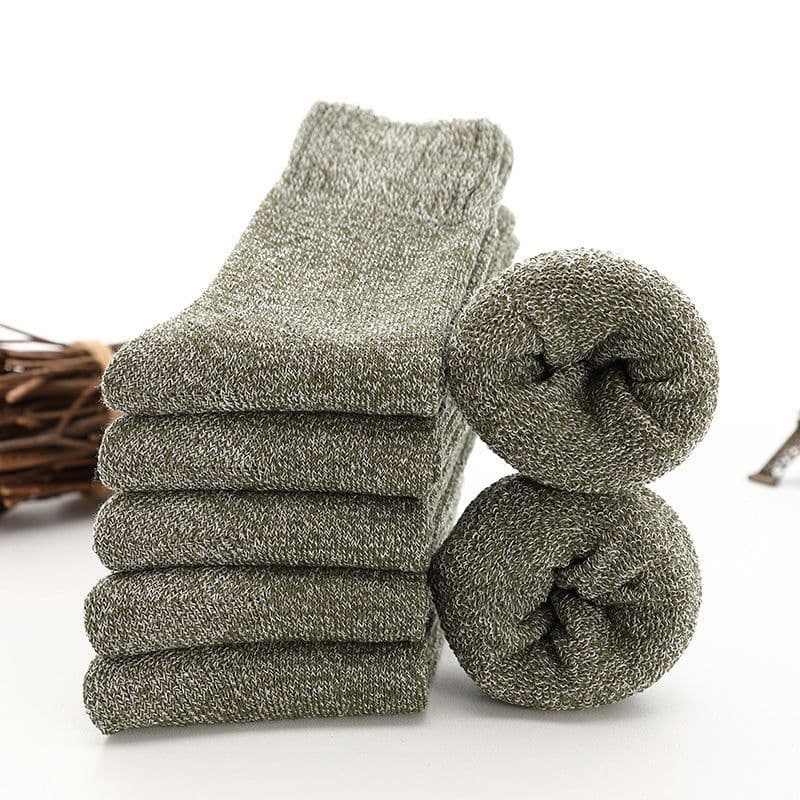 image-Men's Tube Floor Parallel Line Towel Socks
