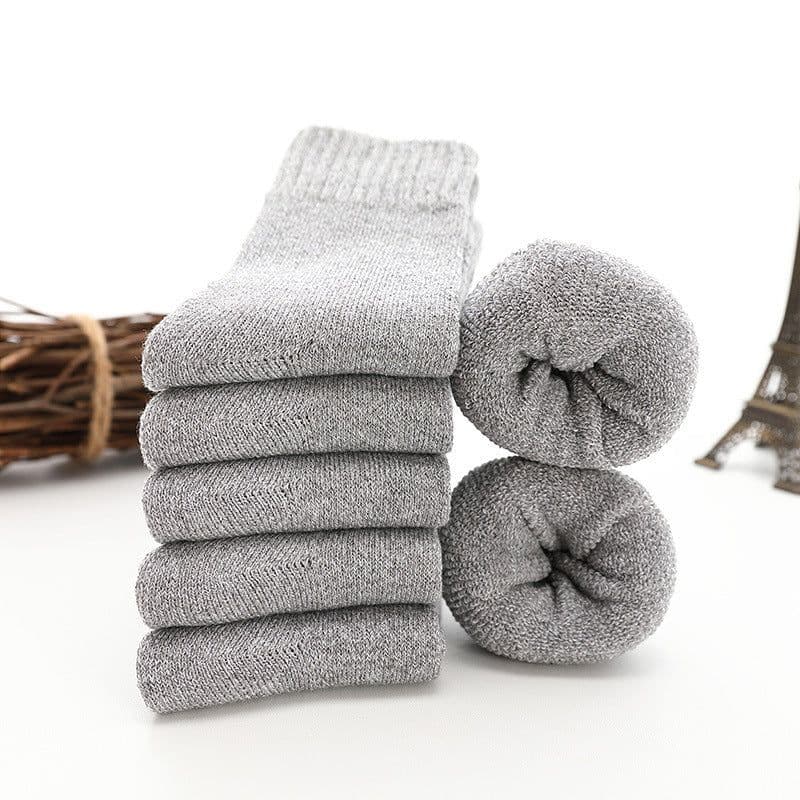 image-Men's Tube Floor Parallel Line Towel Socks