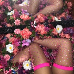image-Hot Drilling Big Fishnet Stockings Sexy Long Tube Fishnet Bottoming Color Over The Knee