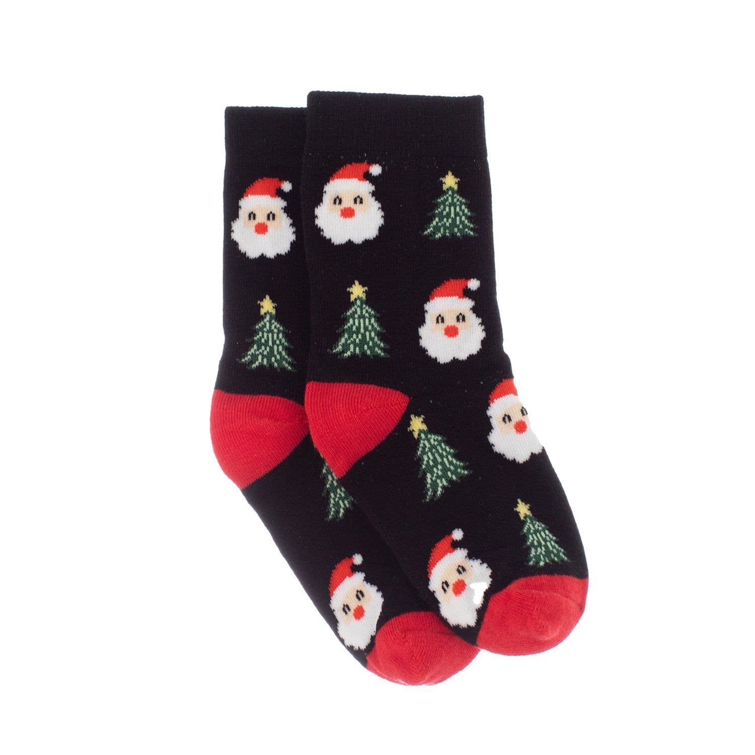 image-Mother Baby Parent-child Christmas Jacquard Short Stockings