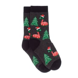 image-Mother Baby Parent-child Christmas Jacquard Short Stockings
