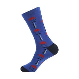 image-Long Tube Sports Cotton Printed Men's Socks