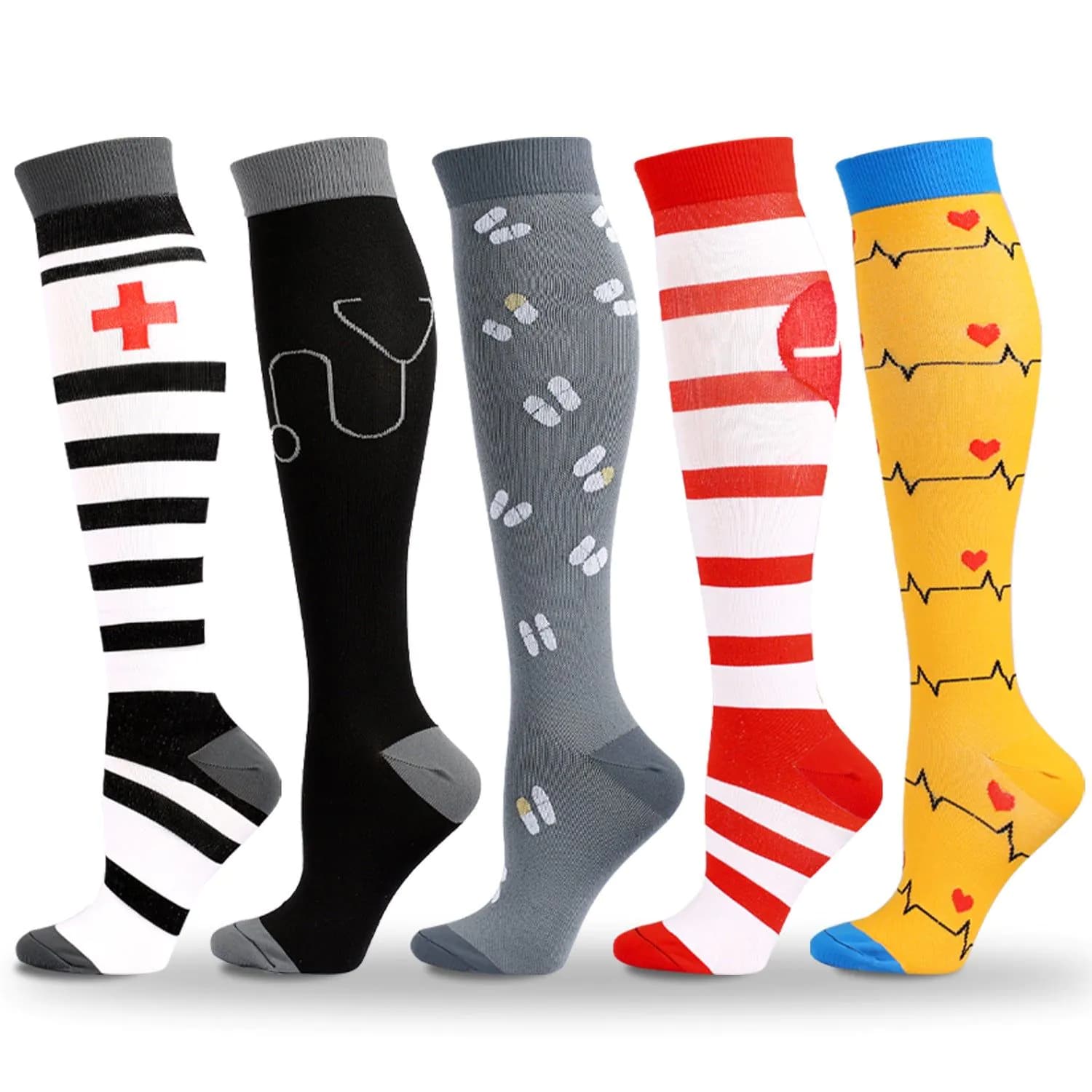 image-Medical Pressure Compression Stockings For Men And Women