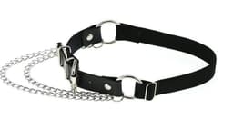 image-A Sex Heart Chain Elastic Leather Irregular Garter Belt