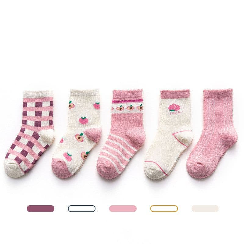 image-Boys And Girls Tube Socks Girl Princess Socks