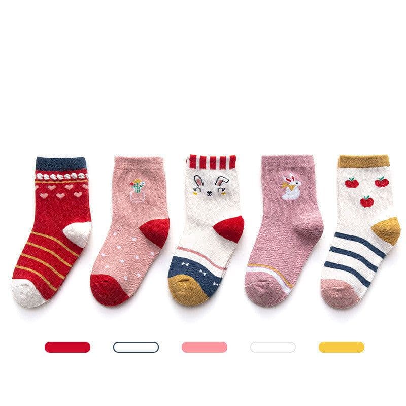 image-Boys And Girls Tube Socks Girl Princess Socks