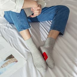 image-Fashion Men's Printed Mid-tube Cotton Socks