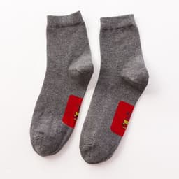 image-Fashion Men's Printed Mid-tube Cotton Socks