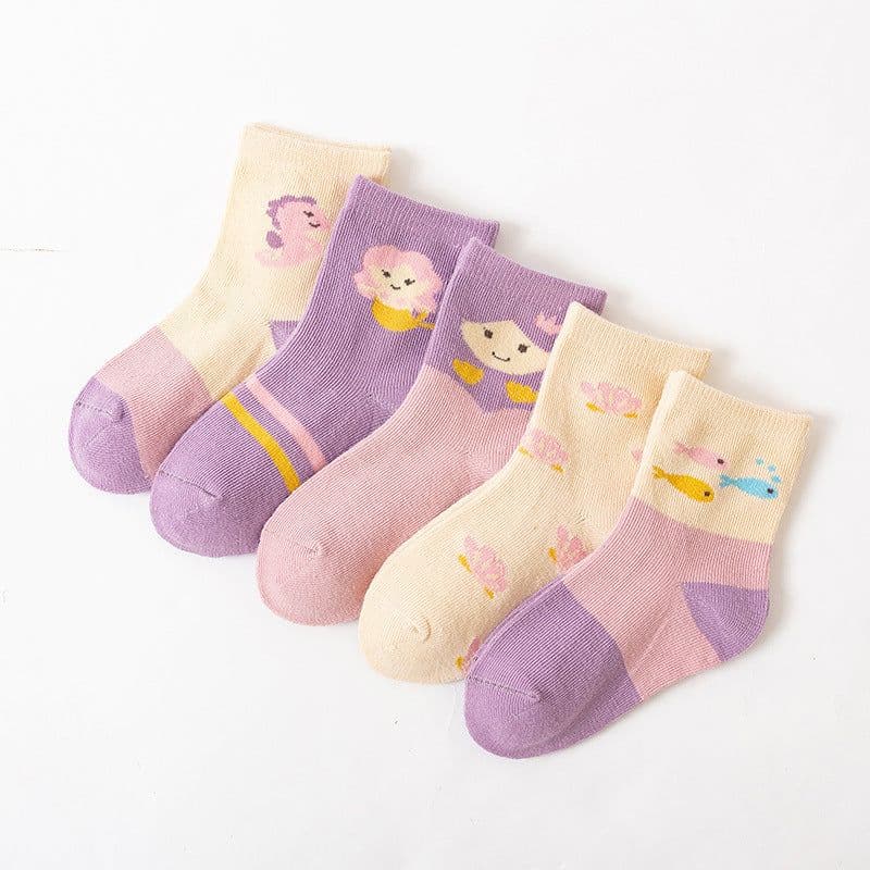 image-CUHK Children's Socks Cute Cartoon Cotton Socks Student Socks