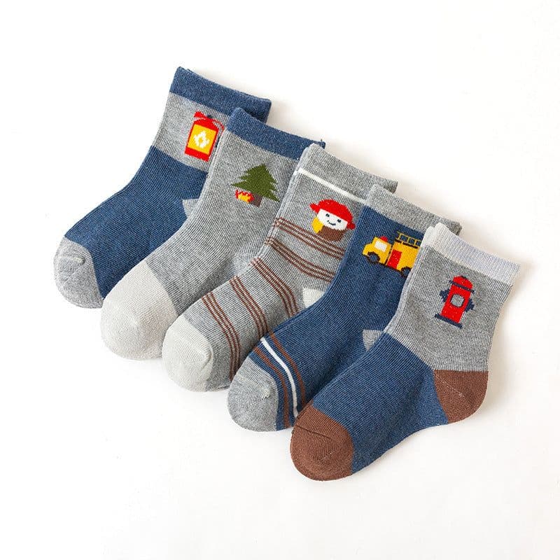 image-CUHK Children's Socks Cute Cartoon Cotton Socks Student Socks