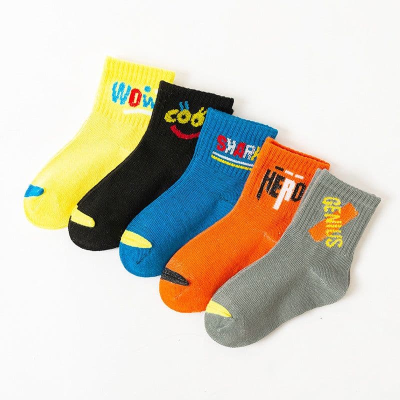 image-CUHK Children's Socks Cute Cartoon Cotton Socks Student Socks