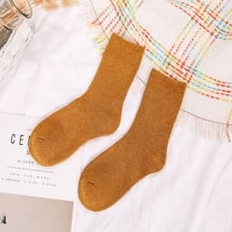 image-Towel Socks Winter Men's Thickened Plus Velvet Cotton Socks