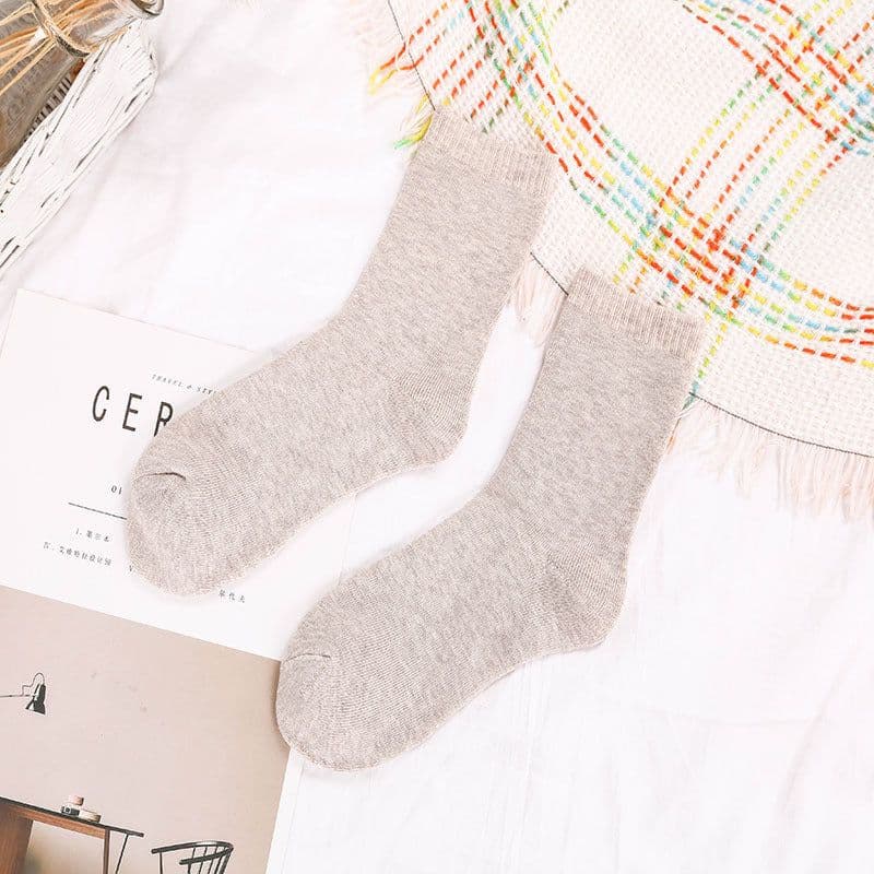 image-Towel Socks Winter Men's Thickened Plus Velvet Cotton Socks