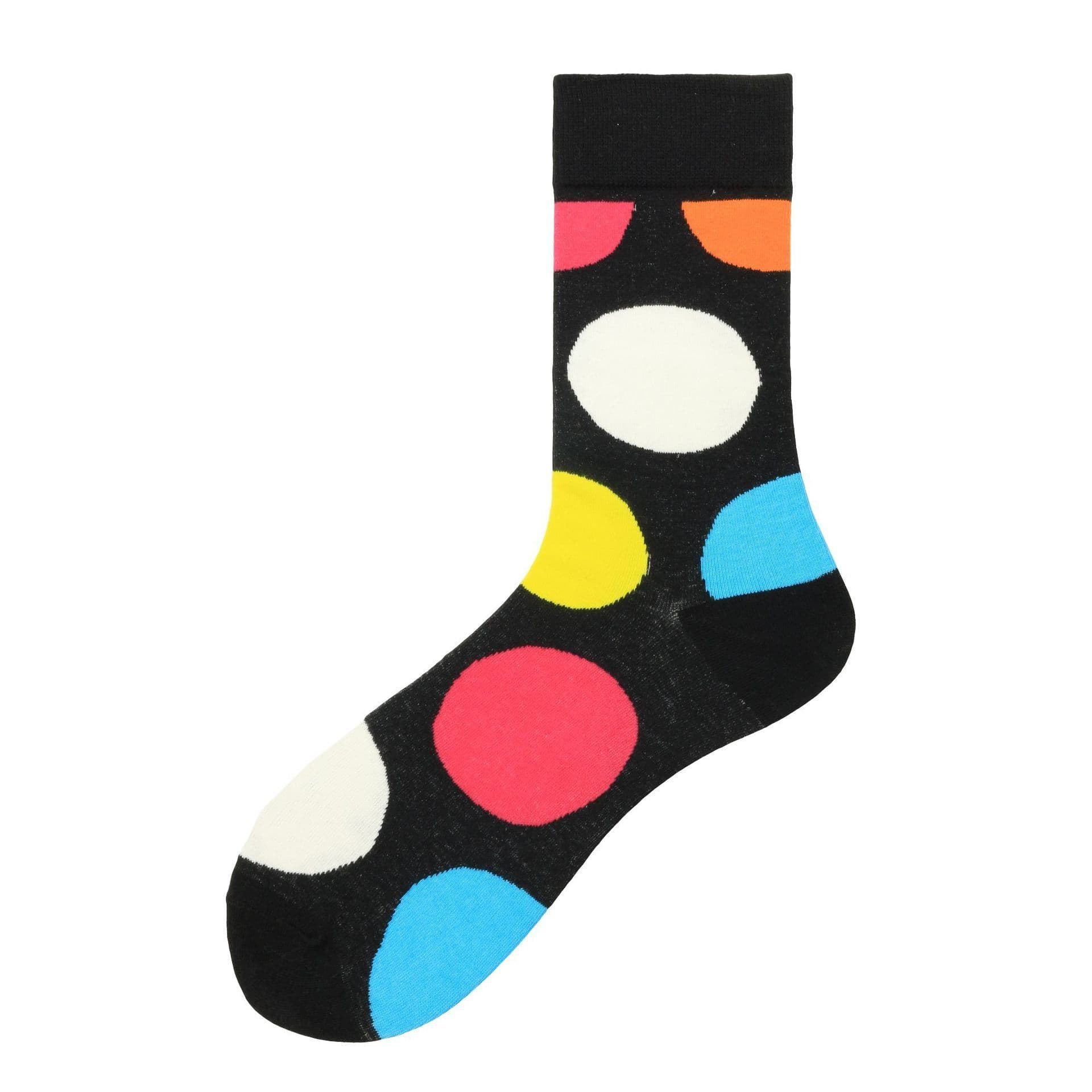 image-Color Large Version Polka Dot Men's Trendy Socks In Tube Socks