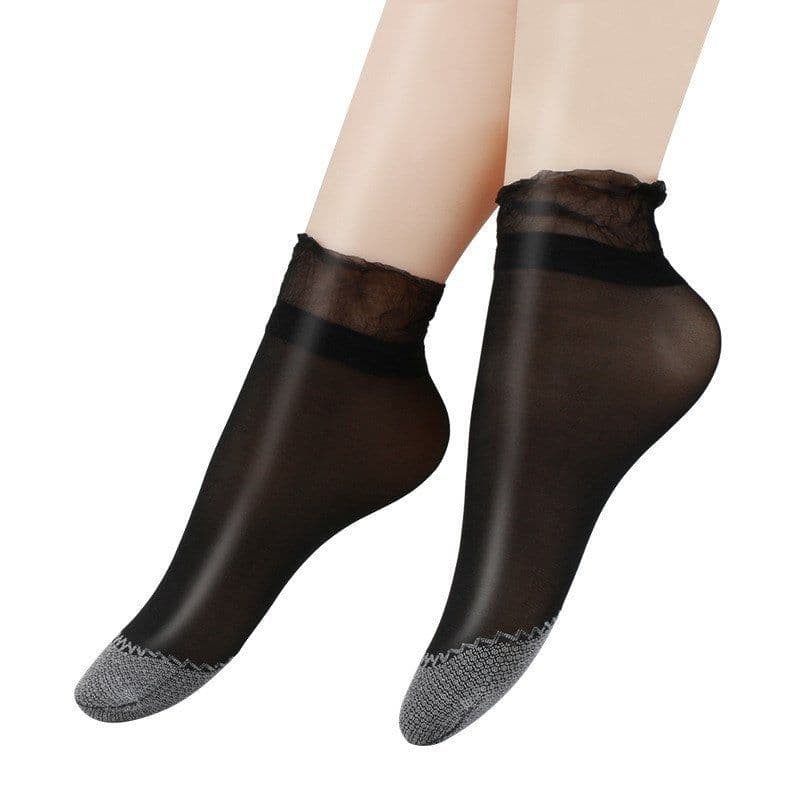 image-Ultra-thin Flesh-color Transparent Anti-snagging Silk Stockings