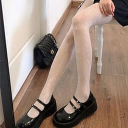 image-Fashion Women's Sexy Printed Letter Pantyhose